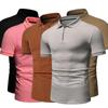 Mens Short Sleeve Polo Shirt Slim Fit Work Casual Tops Blouse Pullover T-Shirt