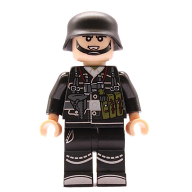 Militärische Soldaten des 2. Weltkriegs, Minifiguren, verschiedene Länder, Bausteinziegel, Weihnachts- und Geburtstagsgeschenk für Jungen und Kinder