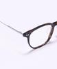 Alloaiweeo [Silverbite] Sbg9602 1811G Over Silhouette Ultra-Light Combination Square Tortoise/Silver Eyeglass Frame Blue Light Lens Option