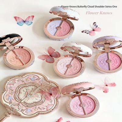 Colección Collar de Nube Mariposa Caja Rouge Dúo de Polvo Iluminador y Colorete Colores Auxiliares Aclarantes 6g