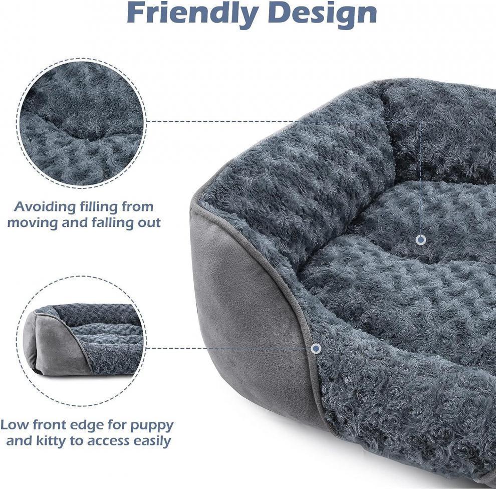 Temu Pet Bed: Cozy Dog House for Small, Medium, and Large Dogs & Cats - Warmth and Comfort for All Breeds