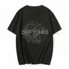 Women T Shirt Deftones Cute Trendy Print Tops Tee Black T-shirt Female Summer T-shirt 90s Girls Graphic Tee Female Cute Tops Tee