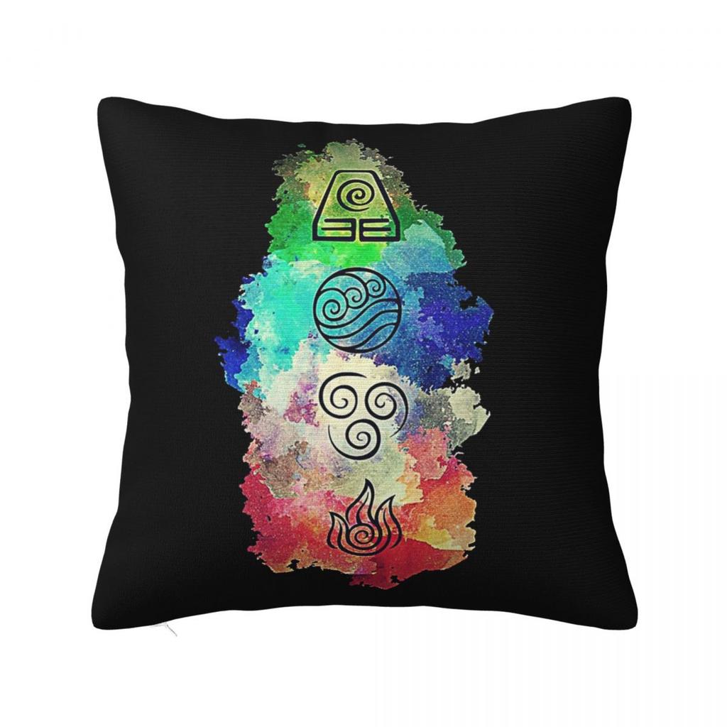 Appa With Clouds, Avatar The Last Airbender Square Pillowcase Cushion Cover Pillow Case Throw Pillow Cover for Home Bedroom Car