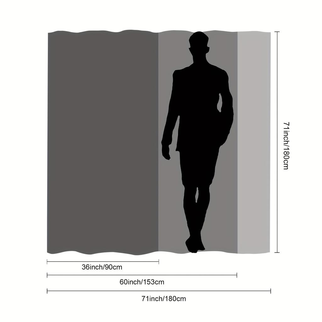 4Pcs Bathroom Shower Curtain Set Leopard Bathroom Curtain With 12 Hooks Non Slip Rugs Toilet Cover Mat Bathroom Partition