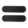 2PCS 2 Hole Style Blank Back Plate Polymer material Material Instrument Accessories  Electric Guitar