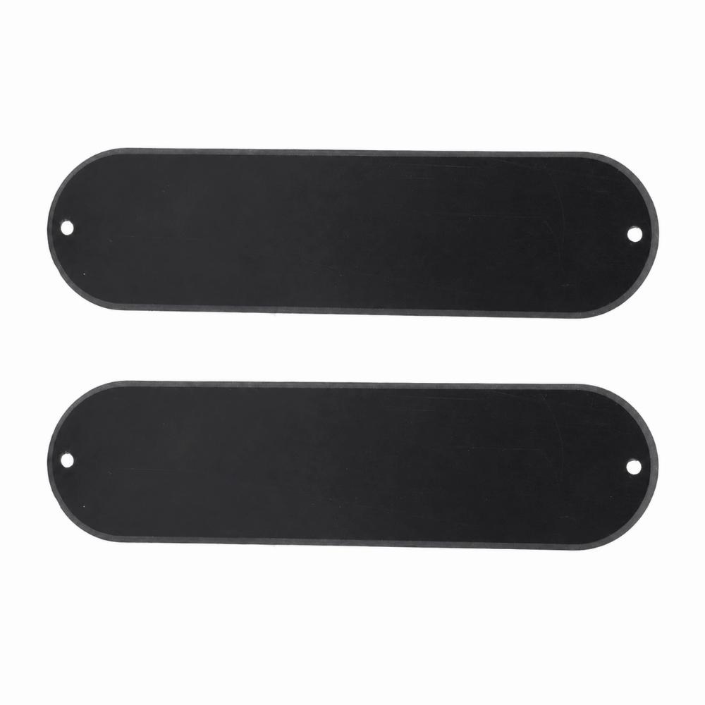 2PCS 2 Hole Style Blank Back Plate Polymer material Material Instrument Accessories  Electric Guitar