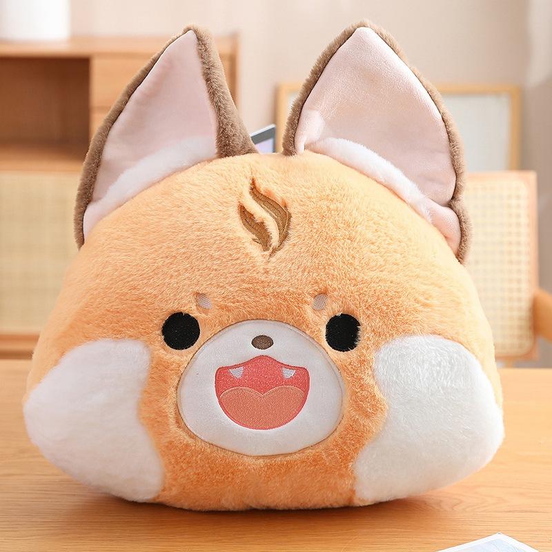 Cute Little Raccoon Fox Throw Pillow Plush Toy Doll Home Pillow Pillow Girl Sleeping Soothing Doll
