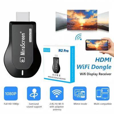 Kabelloser HDMI-kompatibler WLAN-Display-Dongle-Adapter Mirascreen TV-Stick Empfänger Unterstützung Netfli Windows iOS Android
