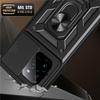 For Realme GT7 Pro/ GT7 Case–Slide Camera Cover+Ring Stand+Magnetic Attraction, Military Grade Shockproof Armor Back Cover, Drop Protectio