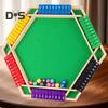 Shut The Box Board Game with 12 Dice Educational Dice Strategy Game 2-6 Players Kids Adults Family Night Party Interactive Wooden Close The Box Toy