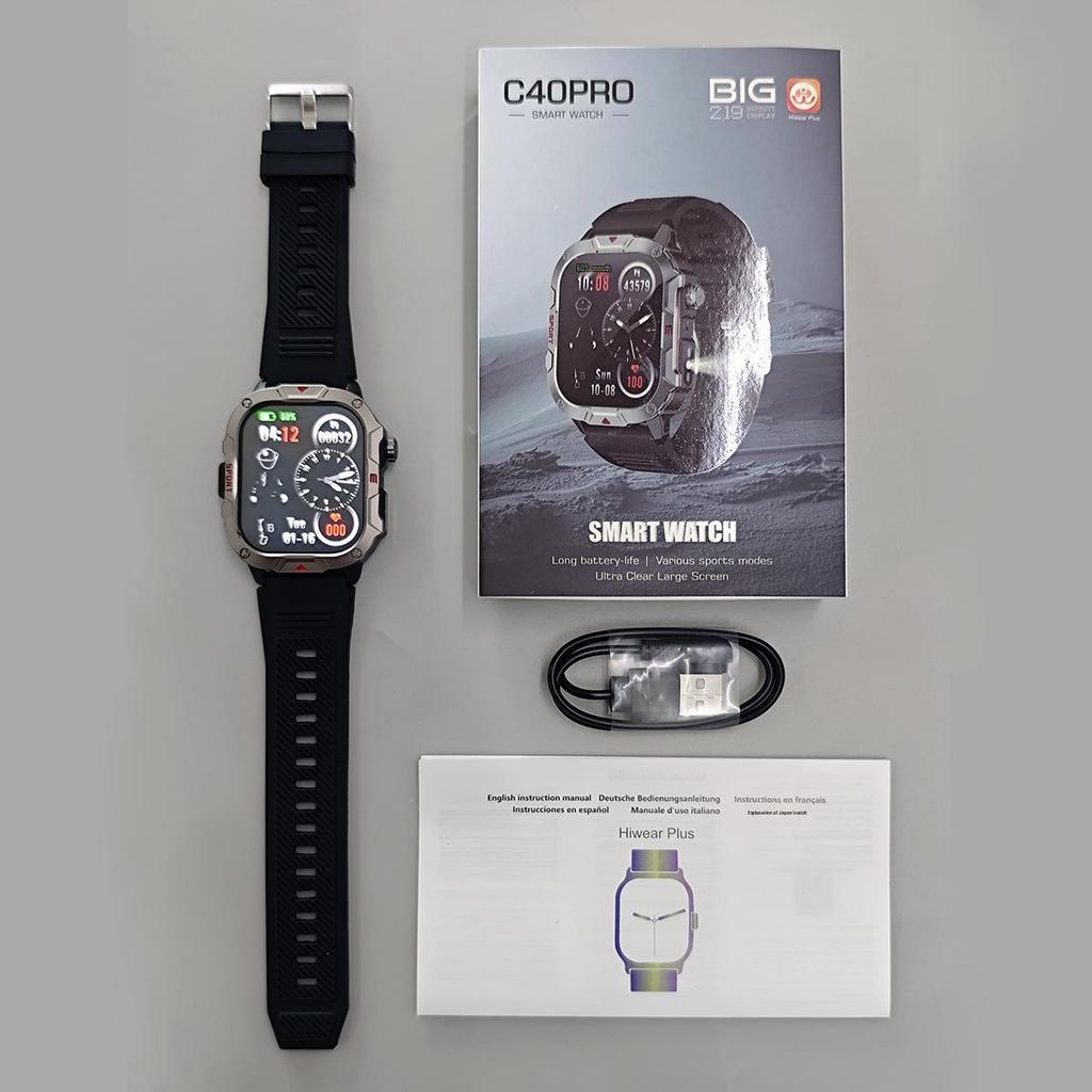 QX11 Smart Watch: Rugged Outdoor Design with Bluetooth Calling, Heart Rate, and Blood Pressure Monitoring for Men’s Sports