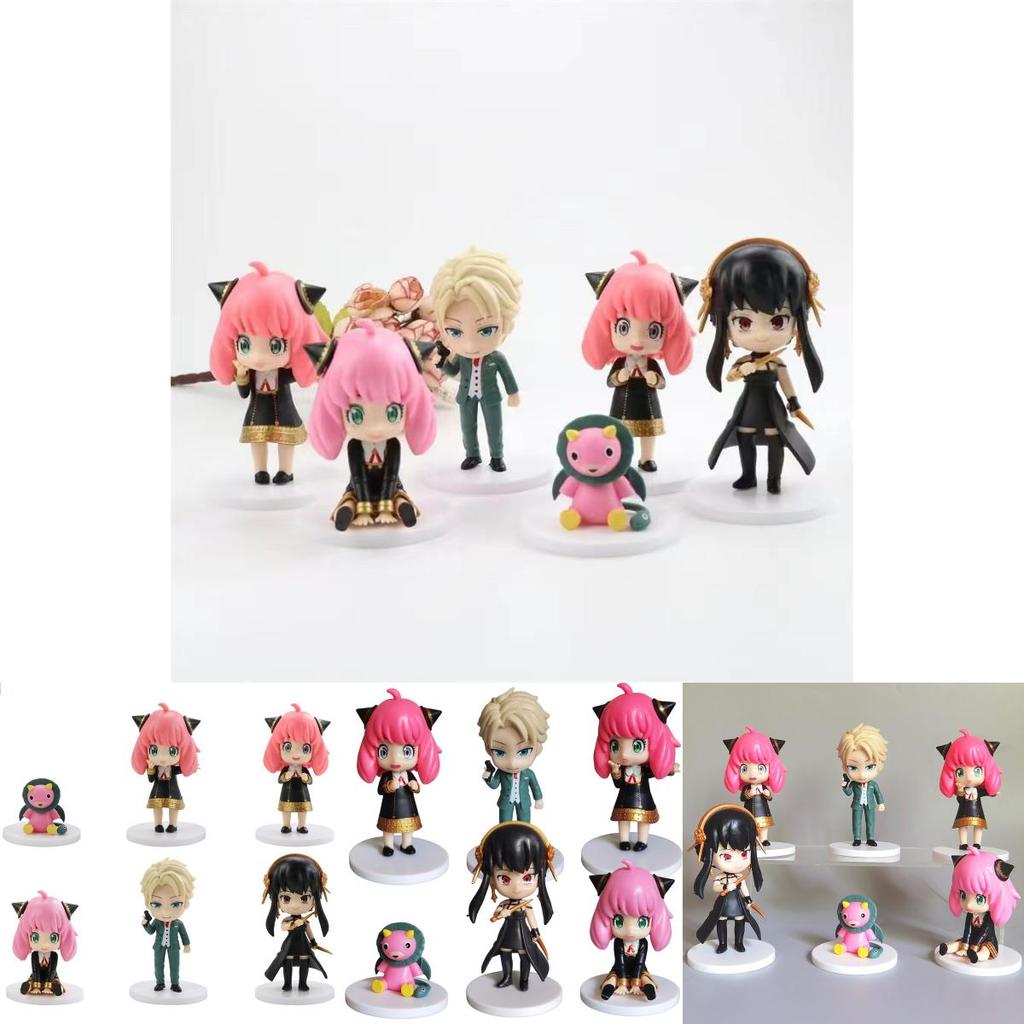 Adorable Spy X Family Figures Anya Forger Loid Yor Forger Collectible Set