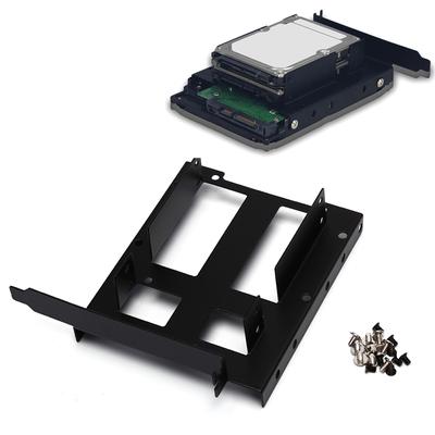 3.5" 2.5" Ssd Hdd To Pci Pci-E Metal Mount Pc Casing Hard Drive Bracket Adapter