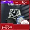 For Mercedes Benz 4PCS Car Wheel Hub Cap Tire Center Screw Cap Label For Mercedes-Benz C180 C200 E300 S350 E260 ml350 GLK decora