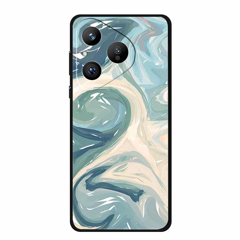 For Huawei Pura 80 5G Case Marble Granite Textured Soft Silicone TPU Phone Case For Pura80 5G Bumper Coque Mica Painted Cover