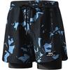 Mens Double-Layered Board Shorts Swim Trunks Beach Swimming Surfing Quick-Dry Anti-Chafe Athletic Swimwear