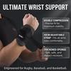 Muñequera Deportiva Profesional, Soporte de Muñeca Ajustable, Protector de Muñeca Transpirable de Doble Capa para Hombres Mujeres, Rugby, Fútbol, Gimnasio