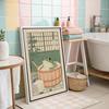 Japanese Frog in A Bathtub Print Poster Vintage Cute Fun Animal Canvas Painting Bathroom Home Decor Poster Gifts-unframed