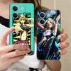 JOJO Jolyne Kujo Phone Case for Xiaomi Redmi Note 14 13 12 11 10 9 S A Pro Plus Lite 5G Black Smartphone Cover Cellphones