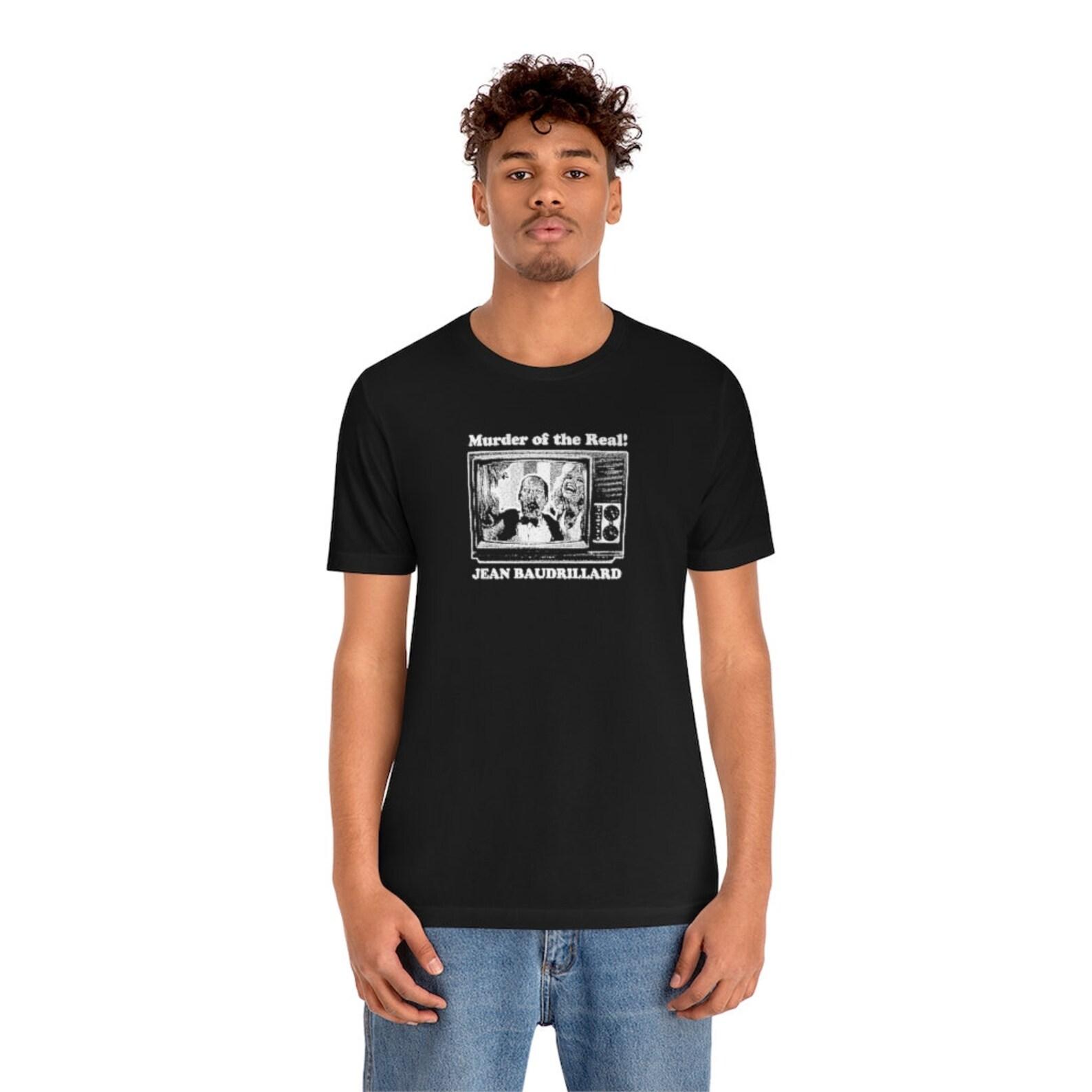 Murder of the Real Baudrillard Philosophy T-shirt 2XL