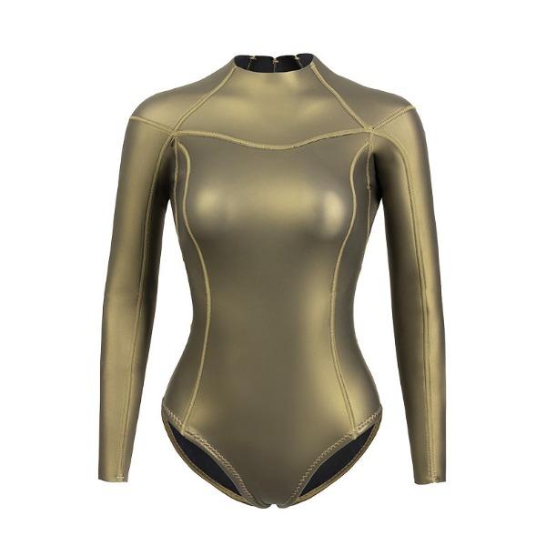 2Mm Bikini Free Diving Wetsuit Surf Suit One-Piece Swimsuit Colorful Titanium Wetsuit Back Hollow