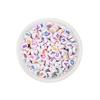 4 * 7Mm Acrylic Luminous Russian Letter Beads Bracelet Necklace Beaded Loose Beads Diy Jewelry Accessories