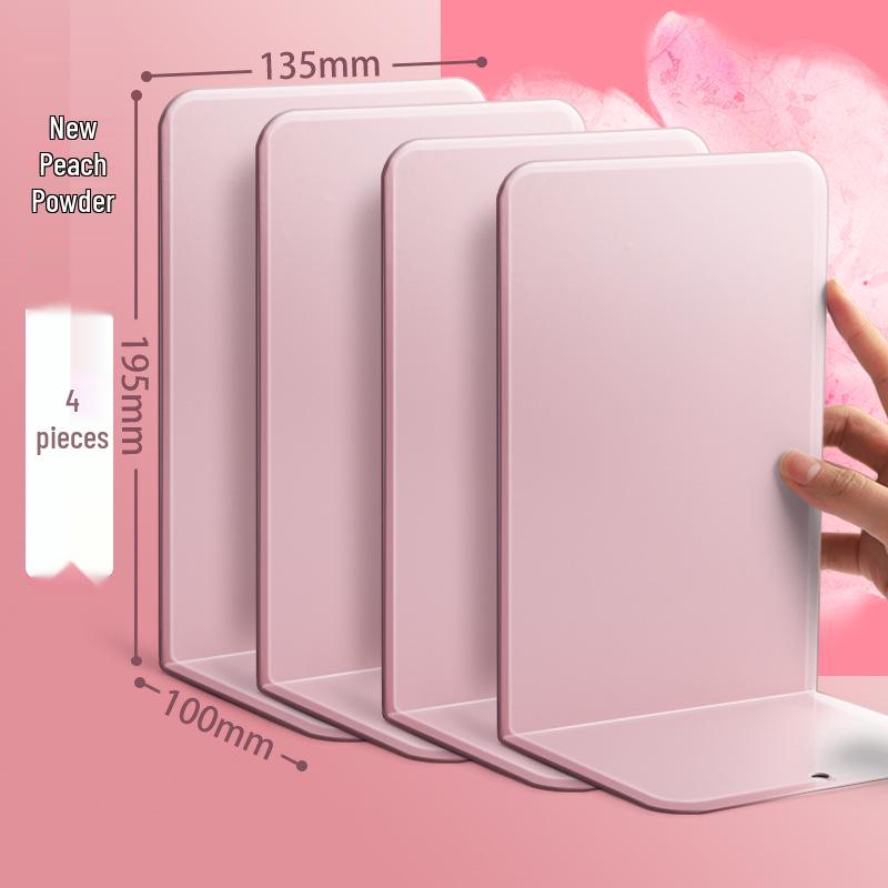 2-Piece Retractable Metal Book Stand and Bookend for Students