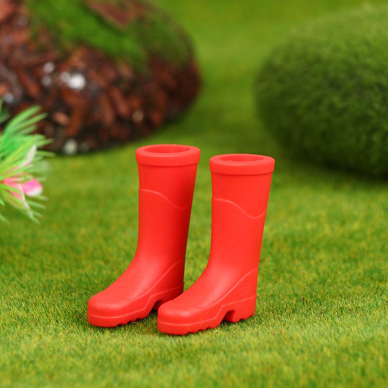 1:12 Skala Domek dla lalek Miniaturowe Gumowe Kalosze Dekoracja Lalki Akcesoria