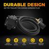 Trailer 7 Way T-Connector For Adapter Chevy Silverado 5Th Wheel Wire Harness