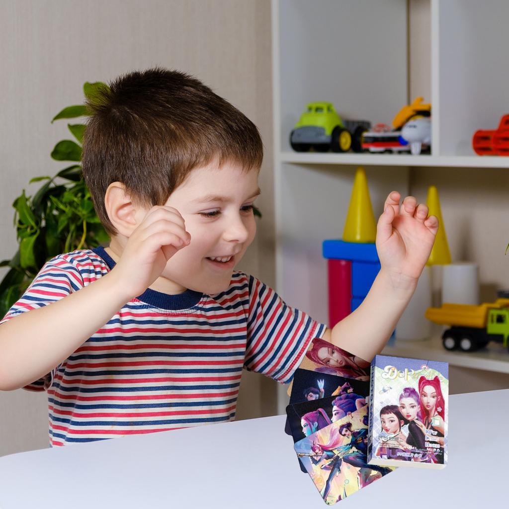 50 Oboustranných HD barevně tištěných fotografických karet anime postav, Sběratelské karty anime periferií, Samolepky a Pohlednice