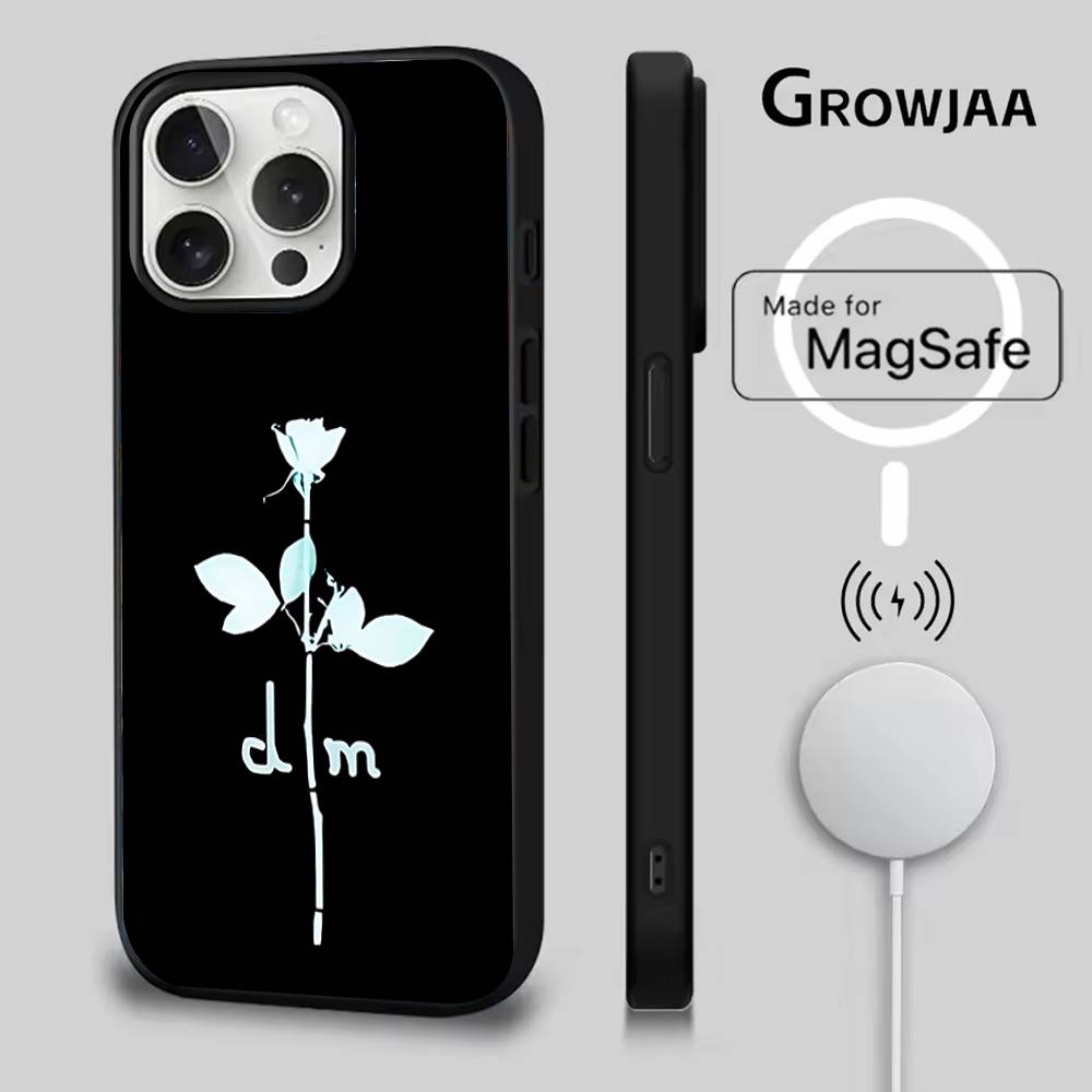 Band D-Depeches M-Modes Phone Case For iPhone 17,16,15,14,13,12,11,Pro,Max,Plus,Mini,SE4,E Magnetic Magsafe Wireless Charging