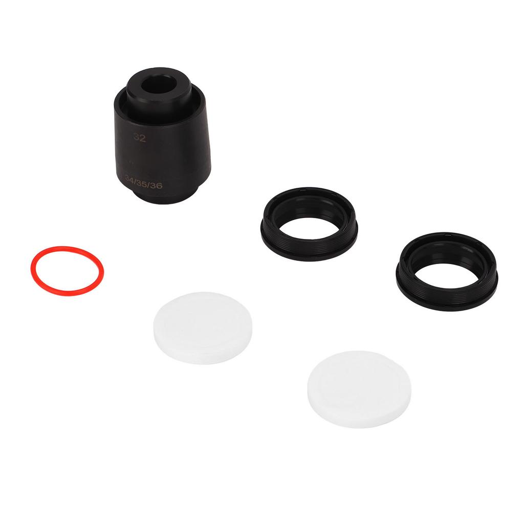 RISK Bike Dust Seal Set Lightweight Stable Front Fork Oil Seal for Mountain Bicycle Maintenance Repair