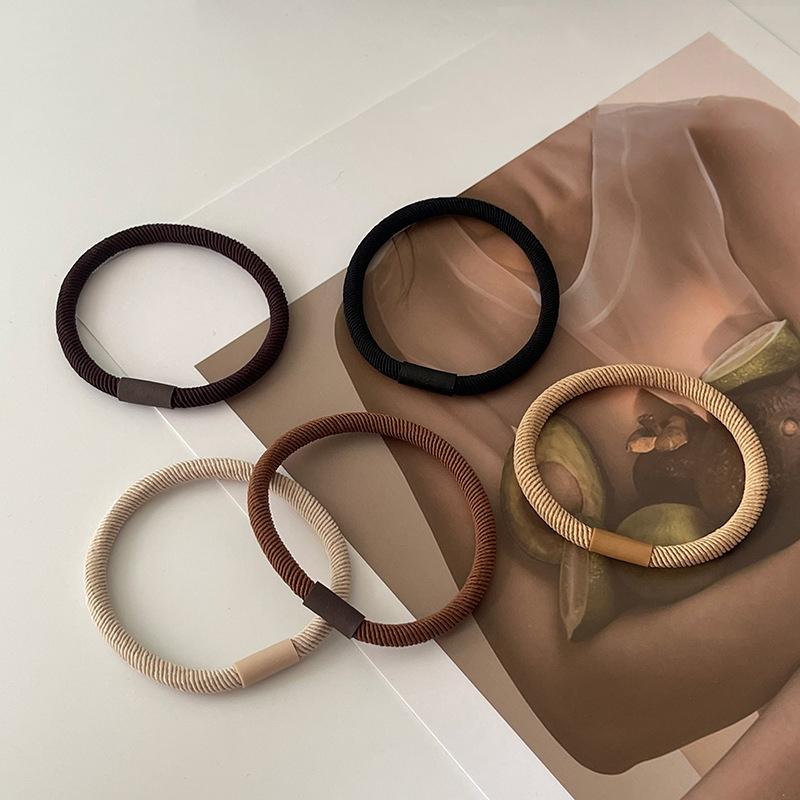 Temperament Rubber Band Female Hair Tie Hair Rope High Elastic Durable Rubber Band Hair Tie Headpiece