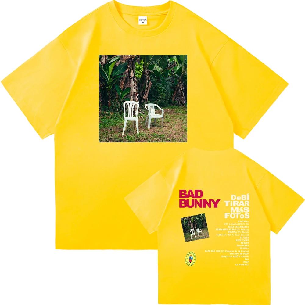 DTMF Debí Tirar Más Fotos Maglietta BAD BUNNY 2025 Nuovo Album Abbigliamento Uomo/Donna Harajuku Top di Alta Qualità Regalo per Fan Magliette