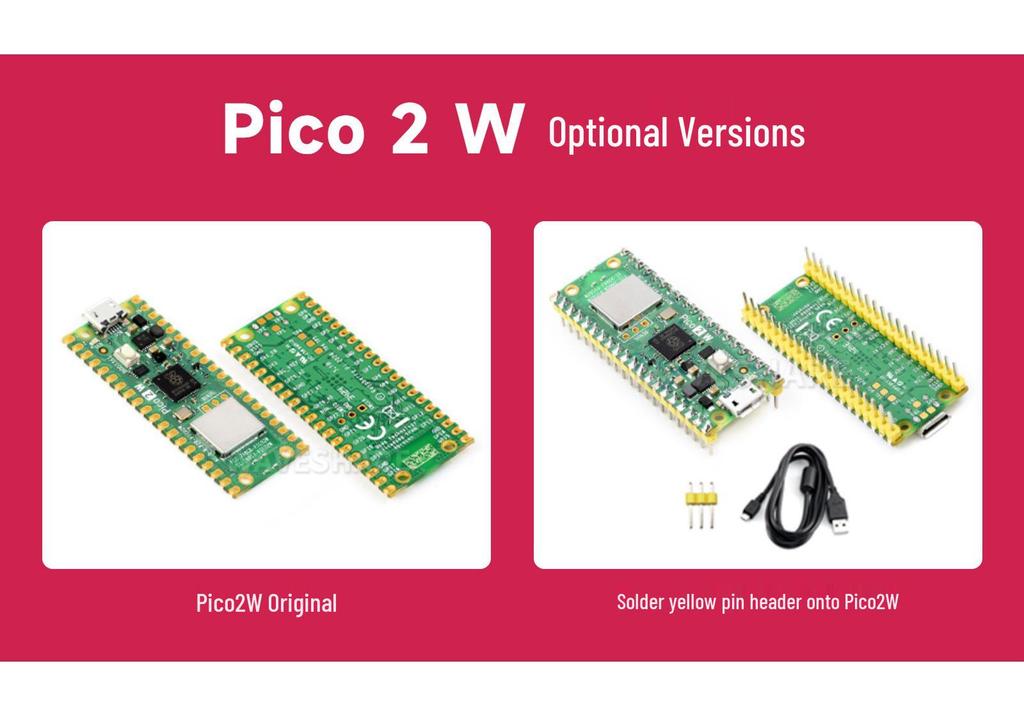 Raspberry Pi Pico 2W: Dual-Core Microcontroller with WiFi & Bluetooth Support