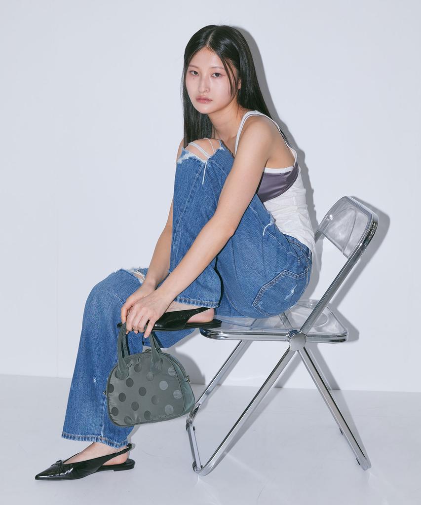 Haveawhale Polka Dots Tote Bag (Kh)