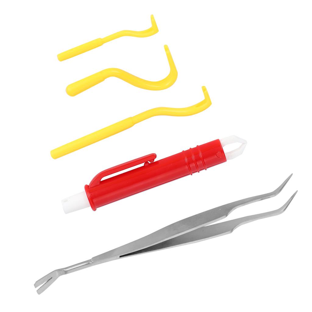 Tick Removal Tool Kit for Dog Cat Ticks RemoversRemover Pen Stainless Steel Tweezers(Green Ticks