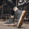 Herren Outdoor-Stiefel High Top Lässig Rutschfest Langlebig Werkzeugstiefel Bequem Trendig Vielseitig Männliches Wander-Schuhwerk