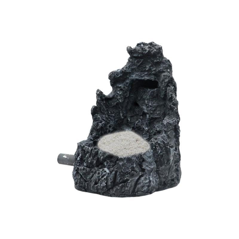 Durability Resins Aquariums Decoration with Sandfall Effect for Easy Installation In Homes or Office Setting