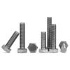 Universal Screws M7 Hex Head Cap Bolts 1.0mm Pitch Fine Thread Stainless Steel Screw (M7x20-1.0 / SS)