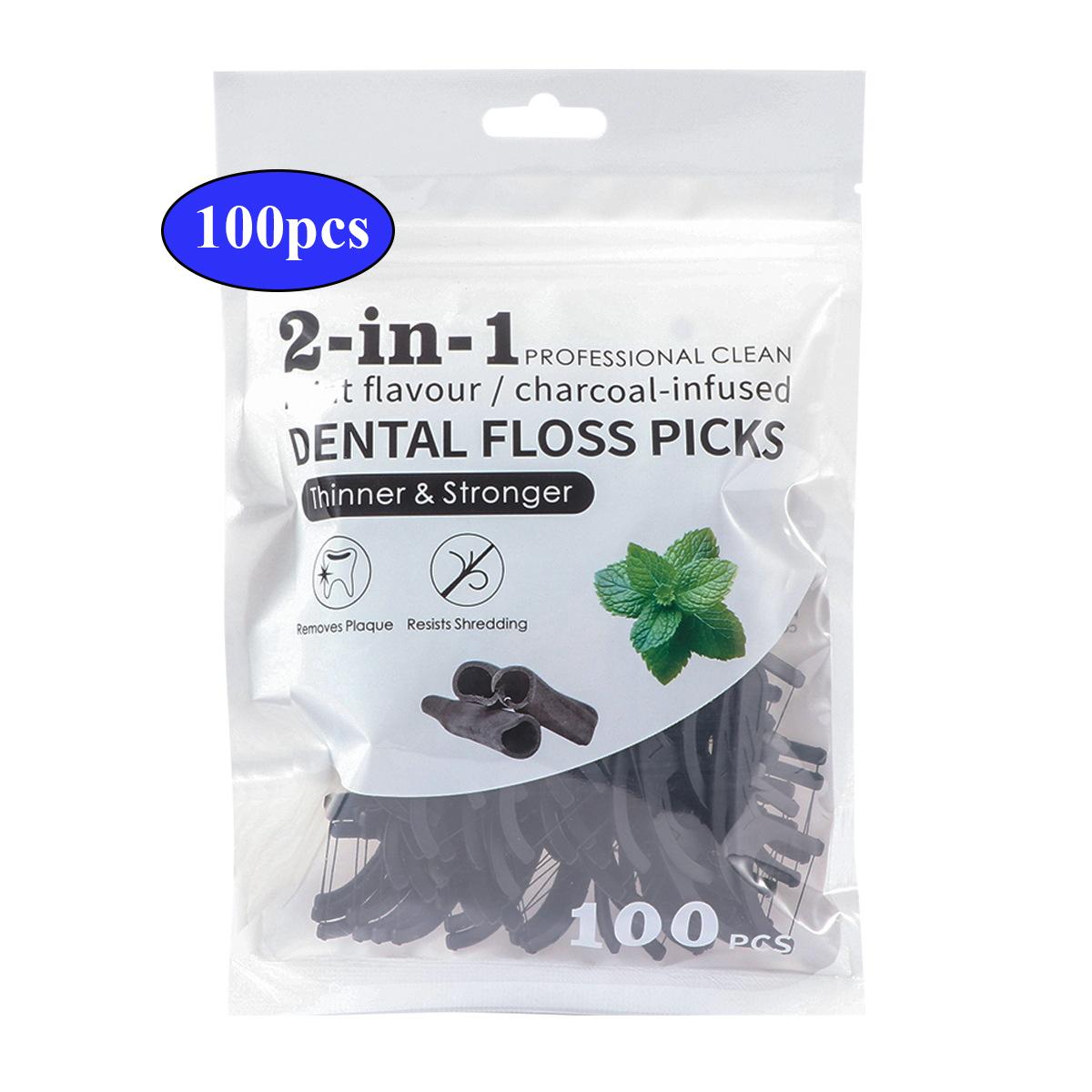 

Durable And Safe Black Stainless Steel Toothpicks Pocket Set Reusable Metal Toothpicks Black Charcoal Dental Floss Tongue Scraper Cleaning Kit