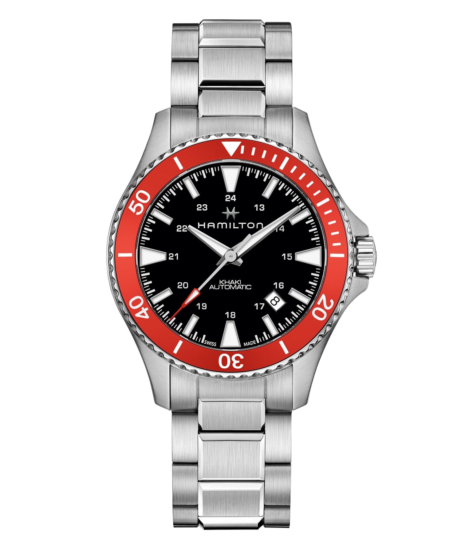 

HAMILTON Official Khaki Mechanical Official Import [Hamilton] Watch, Warranty, Khaki, Navy, Scuba, Scuba, Automatic, H82405130, Gent,