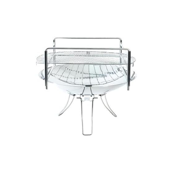 [Made in Japan 18-8 Stainless Steel] Fire Disc Solo Custom Parts Bonfire Stand 3 Tier Pipe Frame Stainless Steel Bonfire Bonfire 3 Tier Heat