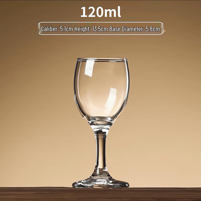 96-Pack Thickened Glass Wine Glasses