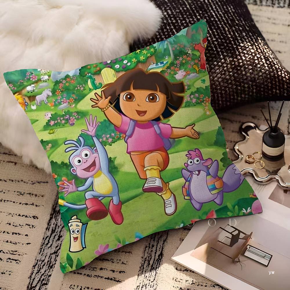 TV D-Dora The Animation Explorer Pillowcases Home Bedding Decorative Pillow Cover Wedding Super Soft Pillow Case