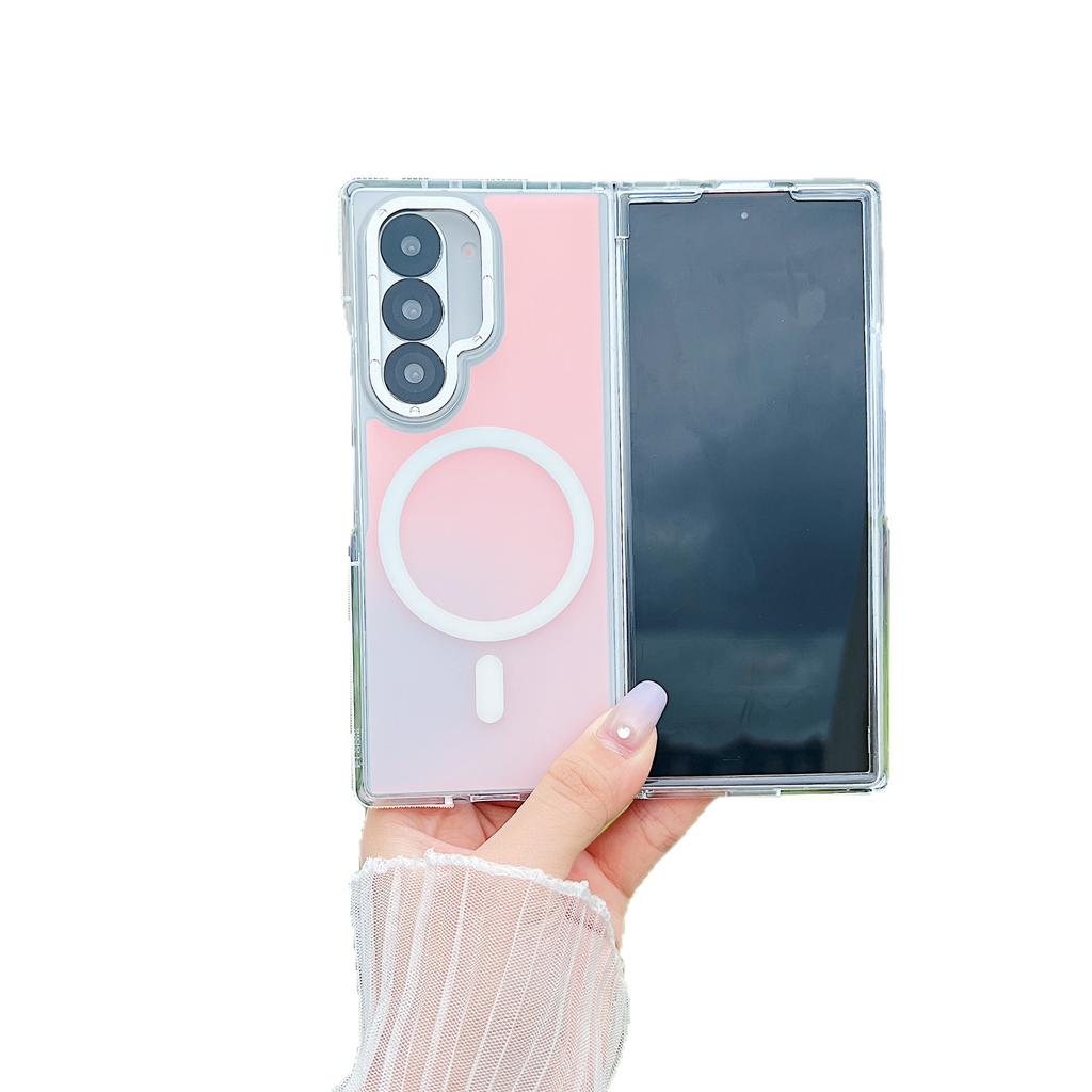 Suitable for Samsung Left and Right Folding Z Fold 6 7 Gradient Chameleon High End Colorful Shell