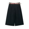 Araltay New Arrival Fashion Style Women's Clothing Fashion All-Match Long Pleated Belt Bermuda Shorts 8288723
