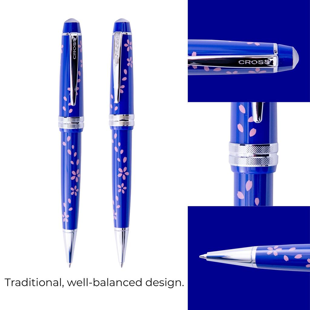 CROSS Sakura Collection Bailey Light YOZAKURA Ballpoint Limited Officially Imported Pen, Oil-Based, Blue, AT0742-16, Edition,