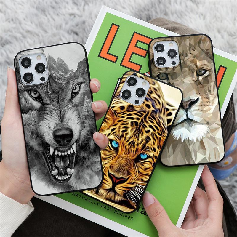 

Мягкий чехол для телефона «Тигр Лев» для iPhone 14 13 12 11 Pro XS Max X Samsung A52 A53 A51 A50 A13 A12 A22 A23 Xiaomi Mi 12 Redmi Note 11 10 9 8 Huawei Cover