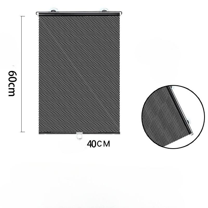 1/2 pieces of retractable car sunshade curtains, window sunshade cover, retractable sunshade curtain